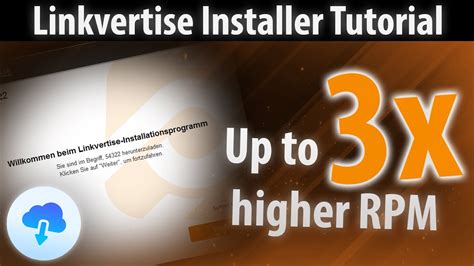 The Linkvertise Installer - Up to 3x higher RPM [Tutorial]