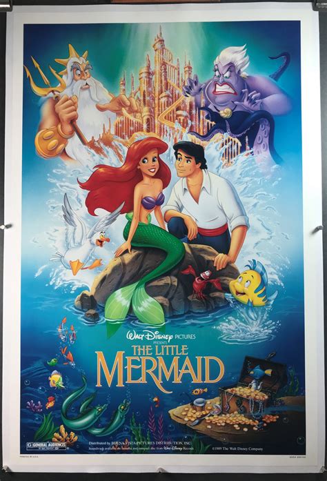 The Little Mermaid (1989) - Posters - The Movie …