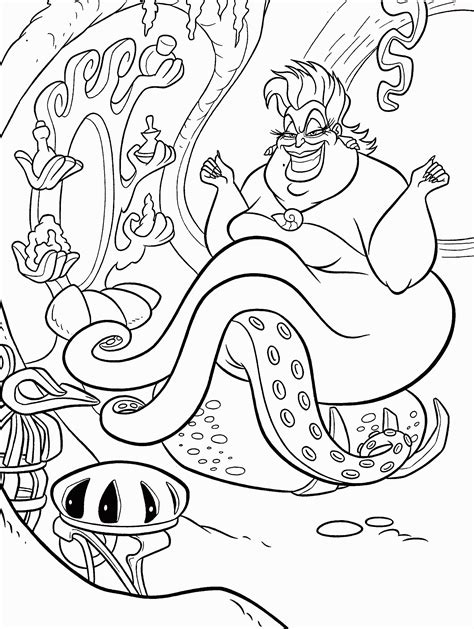 The Little Mermaid Printable Coloring Pages