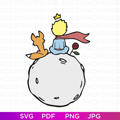 The Little Prince Svg the Little Prince Poster Svg the Etsy