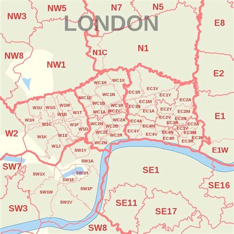 The London Zip Code or Postcode Guide and Map 2023 Winterville
