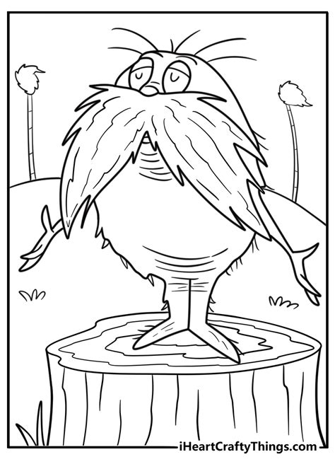 The Lorax Coloring Shee