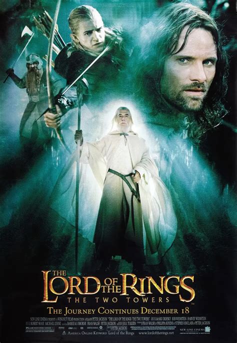 The Lord of the Rings The Two Towers Poster 35 GoldPoster