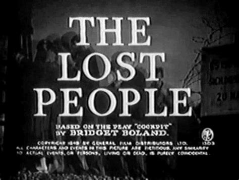 The Lost People 1949 DVD Movie eBay