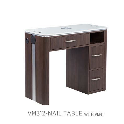 The MODEN™ Nails Table with Vent - VM312 – ShopSalonCity