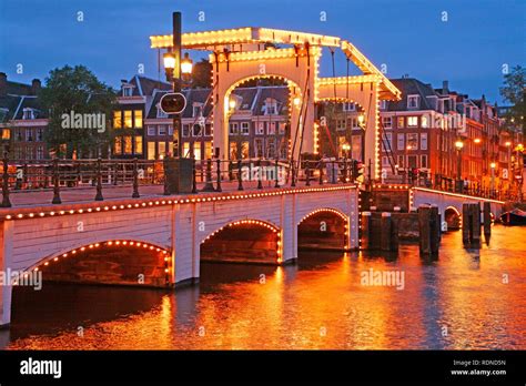 The Magere Brug Skinny Bridge Amsterdam Shower Curtain