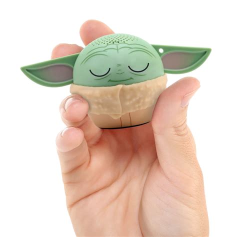 The Mandalorian Bitty Boomers Eye Closed Grogu Bluetooth Mini Speaker