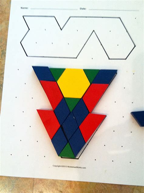 The Map is Not the Territory Big Kid Pattern Block Puzzles