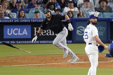 The Marlins slug 5 homers and snap the Dodgers’ 11-game winning streak with an 11-3 victory