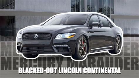 The Mercury Marauder Makes A Comeback As A Blacked …