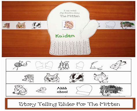 The Mitten - Jan Brett worksheets - ESL Printables