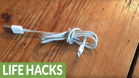 The Most Effective Way to Wrap a Charging Cable - TipHero