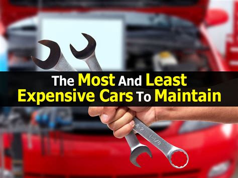 The Most Expensive Cars To Maintain And Repair Over 10 Years