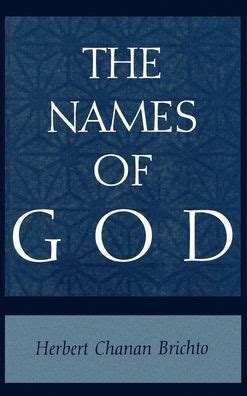 The Names of God : Poetic Readings in Biblical Beginnings