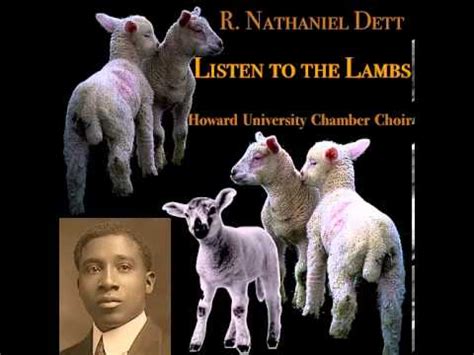 The Nathaniel Dett Chorale - Listen to the Lambs - YouTube