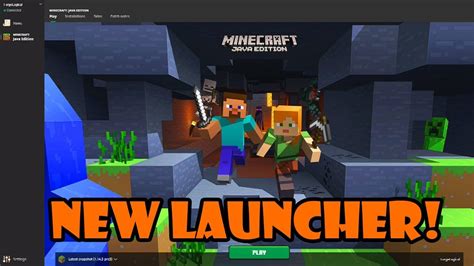 The New Java Launcher is Live Minecraft. 