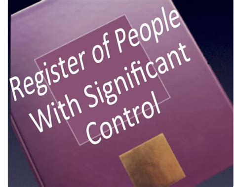 The New Regime for Disclosure of Persons with Significant Control