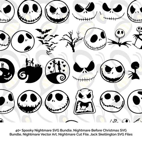 The Nightmare Before Christmas SVG Bundle, Halloween SVG, Jack ...