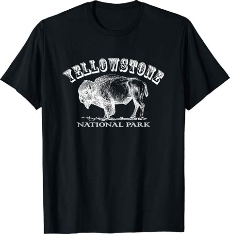 The North Face Medium Top Yellowstone National Park Wyoming Tee Shirt ...