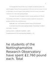 The Nottinghamshire Research Observatory in England calculated …