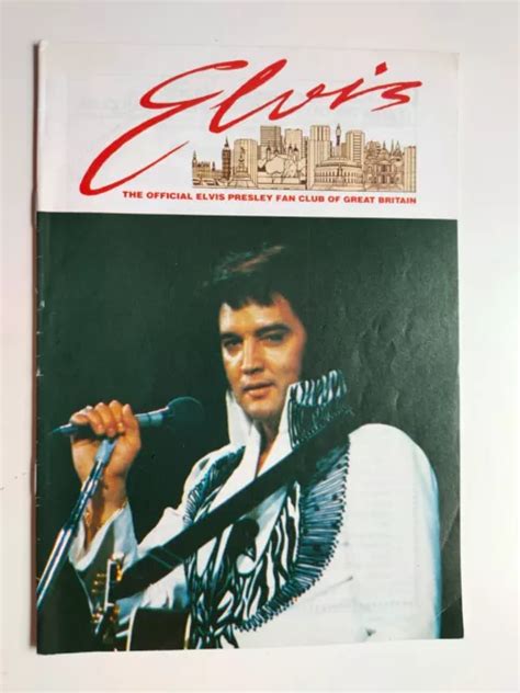 The Official Elvis Presley Fan Club Magazine - eBay