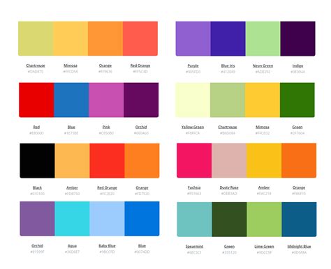 The Only Color Combinations Cheat Sheet You Need (2024)