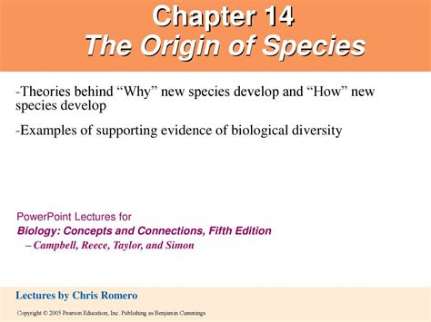 The Origin of Species: Chapter 14 - talkorigins.org