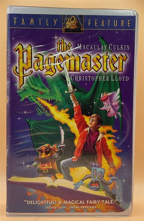 The Pagemaster VHS 1995 Clamshell Macaulay Culkin **Buy 2 Get 1 ... - eBay