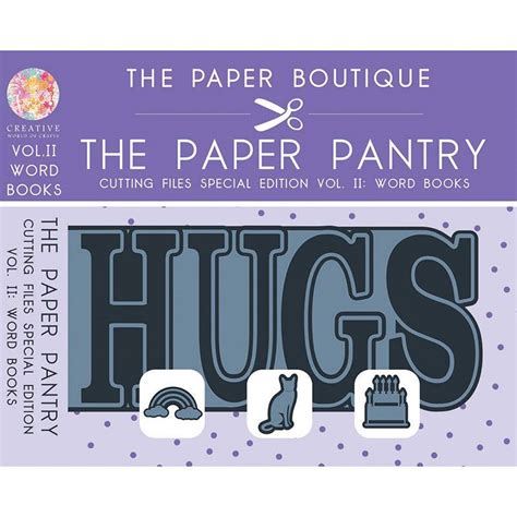 The Paper Pantry Cutting Files Special Edition Volume 2 Word Books