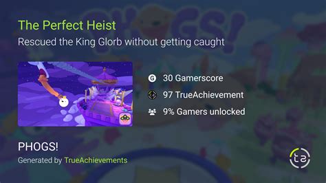 The Perfect Heist achievement in PHOGS!