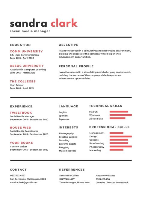 The Perfect Sample Résumé for Anyone Looking for a …