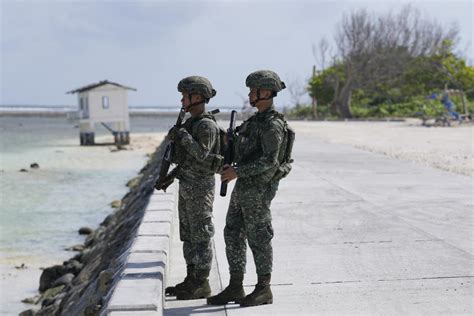 The Philippines opens a new monitoring base on a remote island in the disputed South China Sea