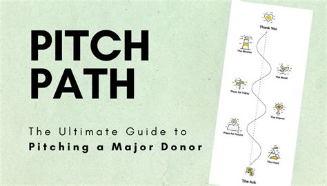 The Pitch Path: An Ultimate Guide to Pitching a Major Donor