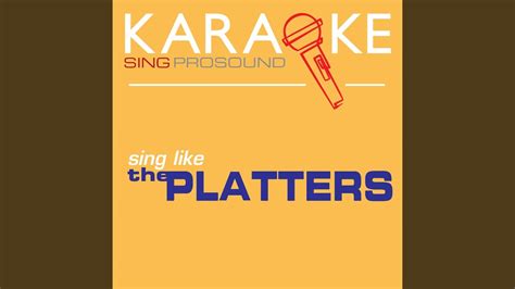 The Platters Karaoke MP3 - Instrumental Music - Karaoke Version