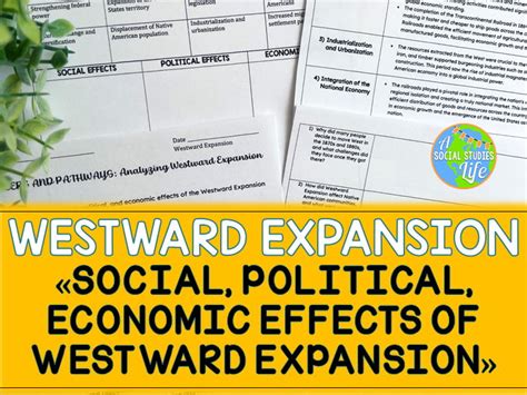 The Political And Social Causes Of The Westward Expansion