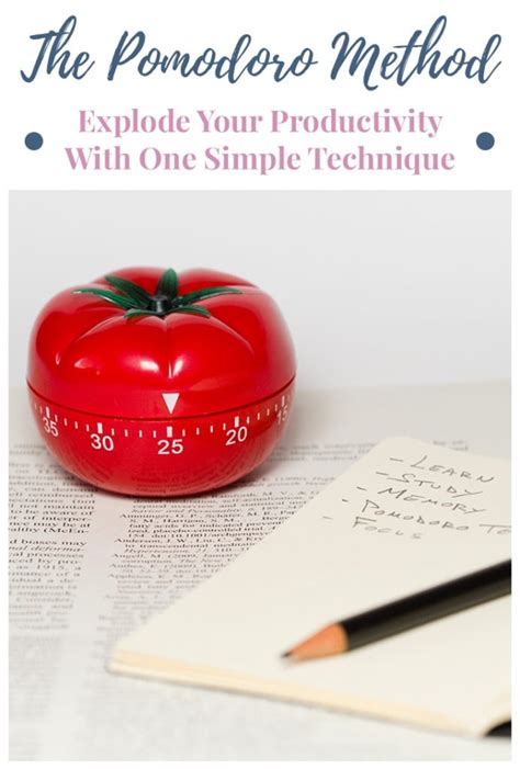 The Pomodoro Technique Explode Your Productivity Using One Method