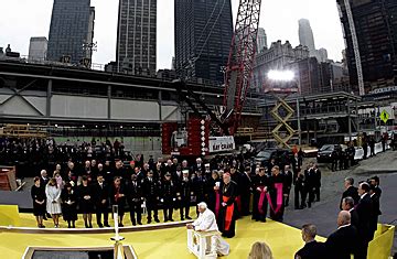 The Pope Prays at Ground Zero - TIME