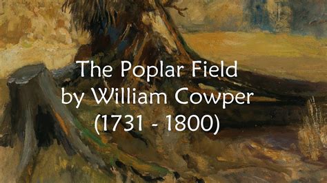 The Poplar Fields by William Cowper - YouTube