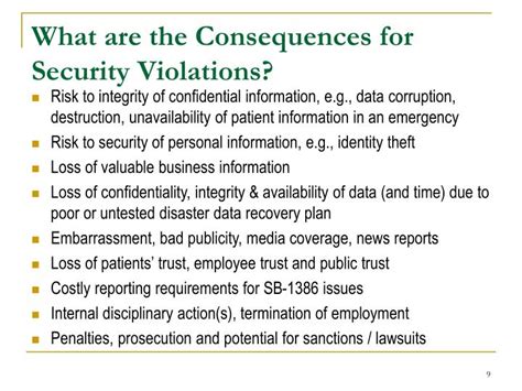 The Potential Consequences of Security Classification