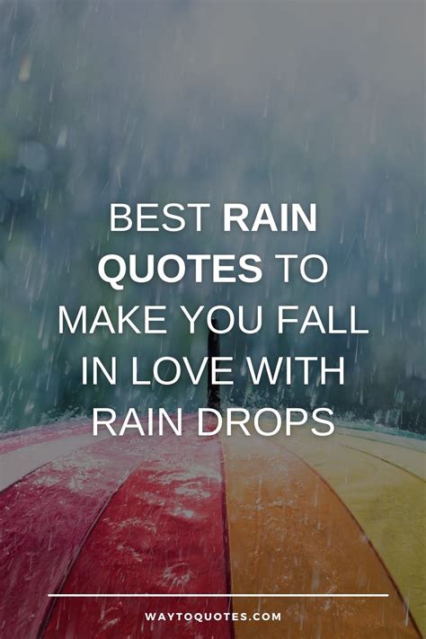 The Power of Positive Rain Quotes: Embracing Joy in Every Drop