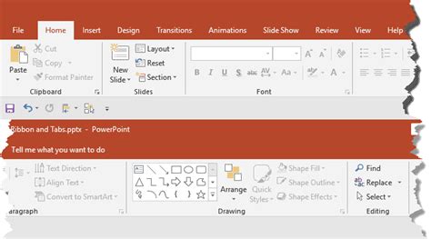 The PowerPoint Ribbon Is the User Interface