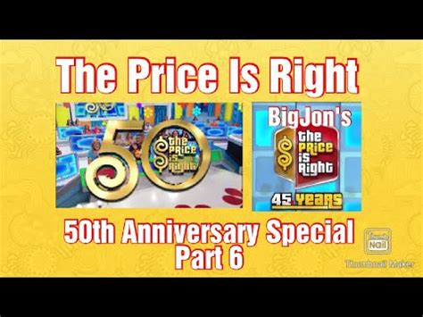 The Price Is Right 50th Anniversary Special Part 6 (BigJon