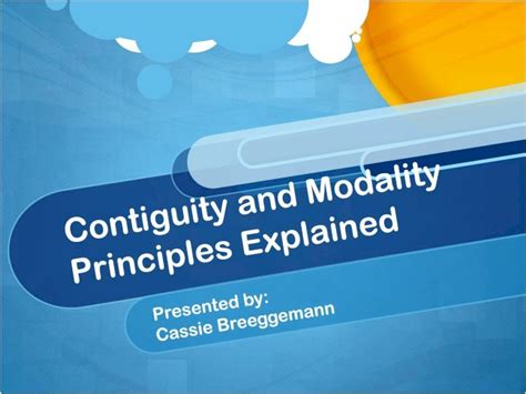 The Principle of Contiguity Request PDF - ResearchGate