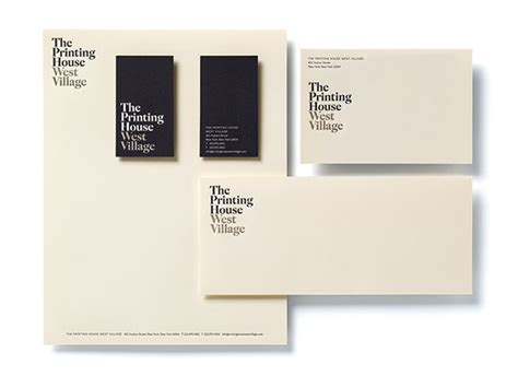 The Printing House identity - Fonts In Use