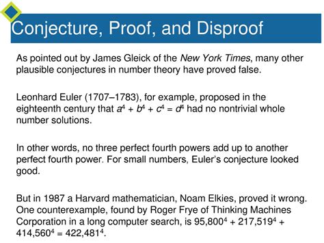 The Proof Is in the Disproof - The New York Times