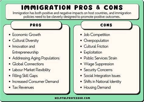 The Pros And Cons Of The United States Immigration Policy