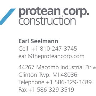 The Protean Corp. Clinton Township MI