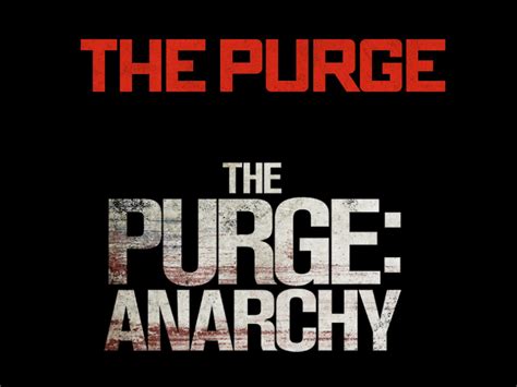 The Purge (film) Font