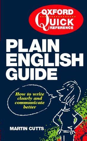 The Quick Reference Plain English Guide by Martin Cutts - 1999