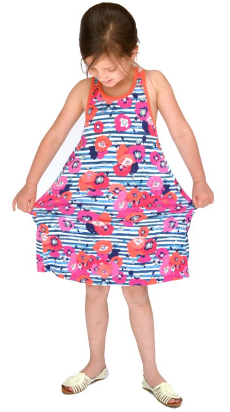 The Racerback Dress a FREE pattern from Hey June Handmade in sizes 12